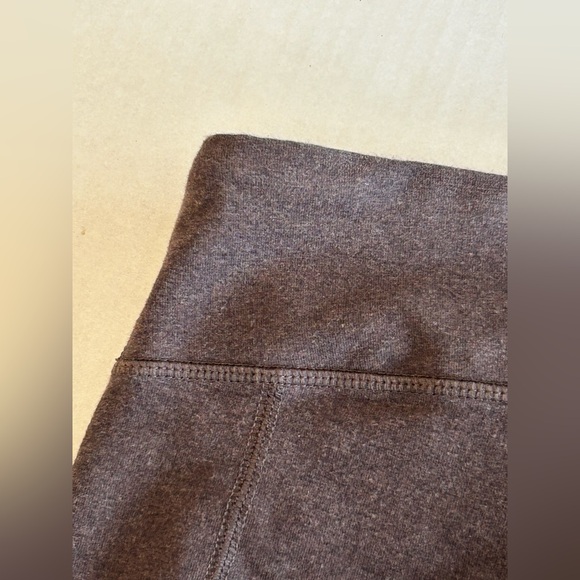 Pact Organic On The Go-To Pocket Legging Chocolate Heather Size Large - Picture 8 of 9
